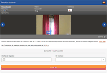 Tablet Screenshot of pensionantonio.com